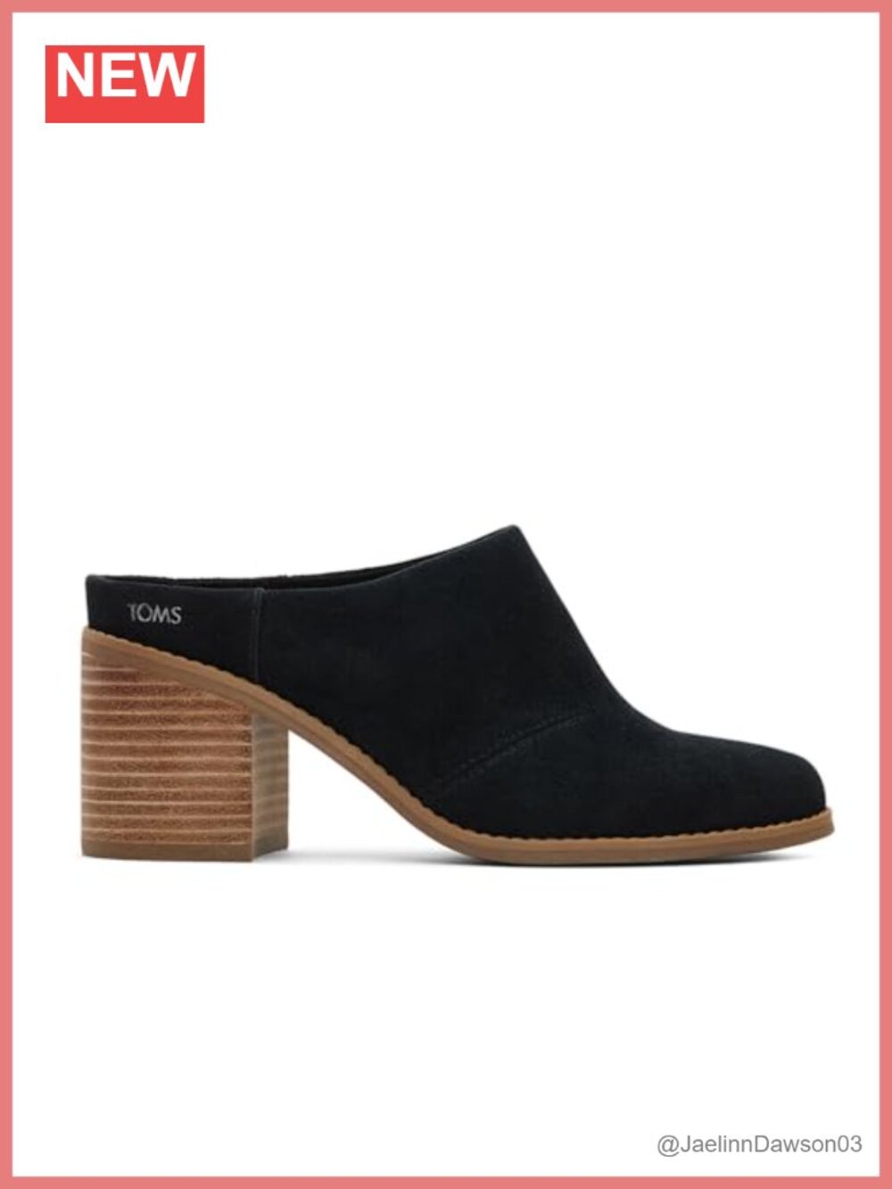 TOMS Evelyn Mule Women's Suede Mules & Clogs Slip-On Comfortable